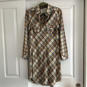 Unique Vintage Diab’less Ellen Plaid Dress M